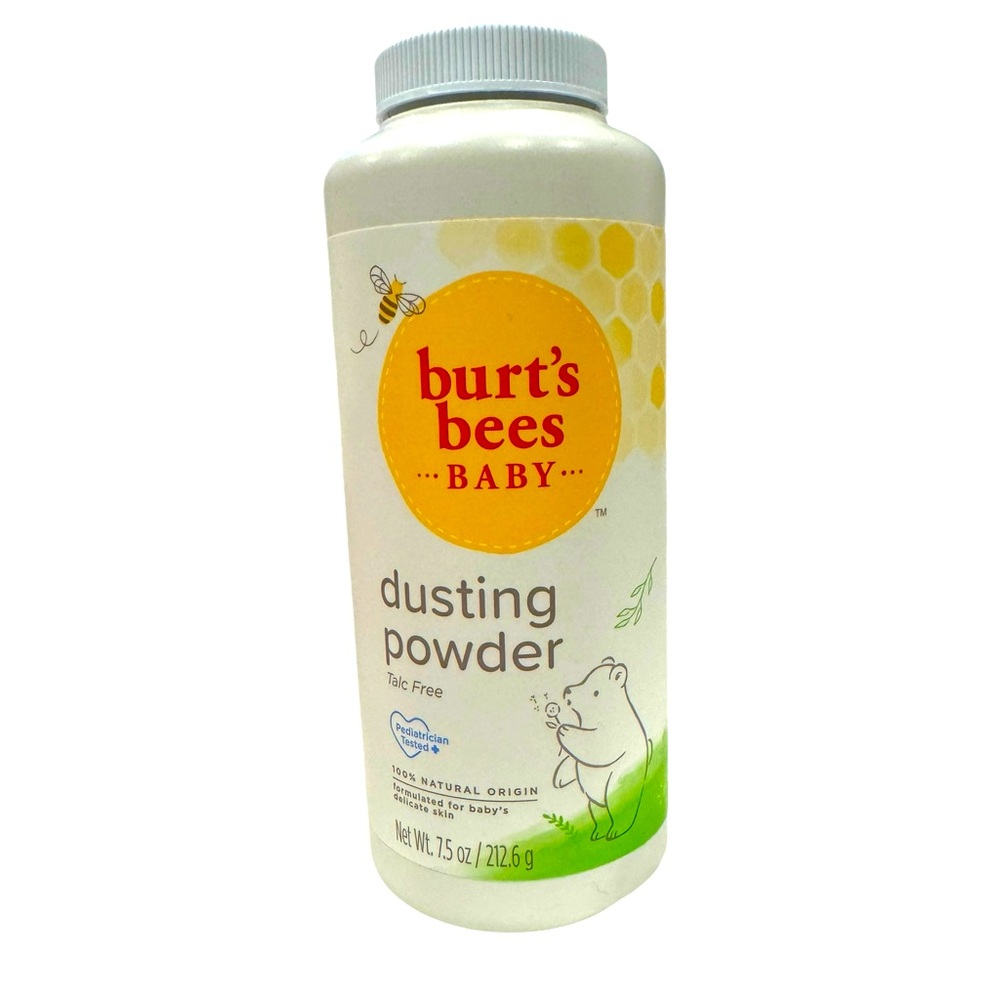 Burt’s Bees Baby Dusting Powder Original 100% Natural Origin Talc Free, 7.5 Oz